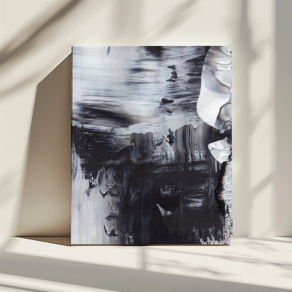 Monochrome Whirl | Canvas