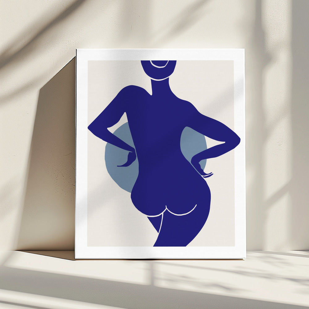 Femme Bleu | Canvas