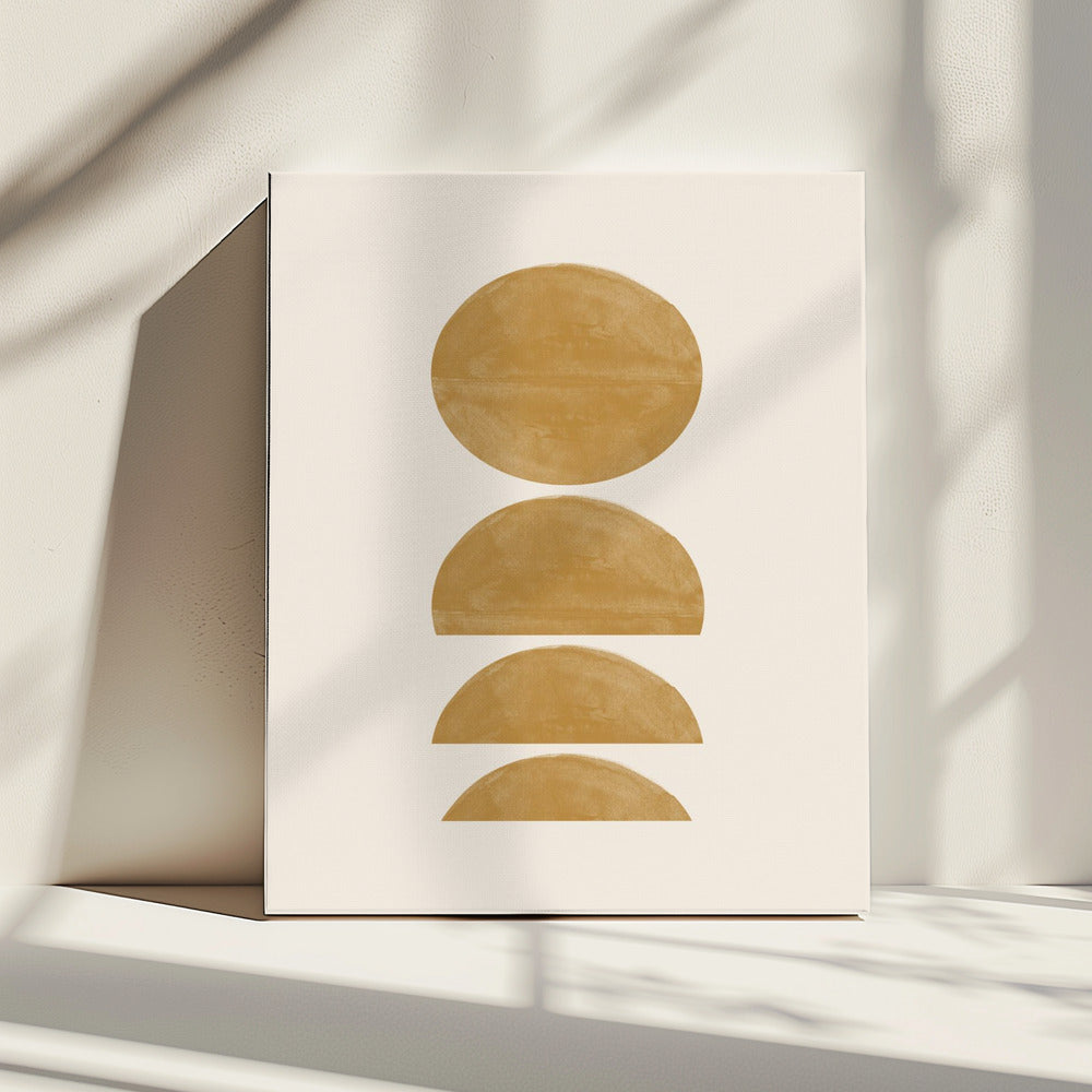 Golden Crescendos | Canvas