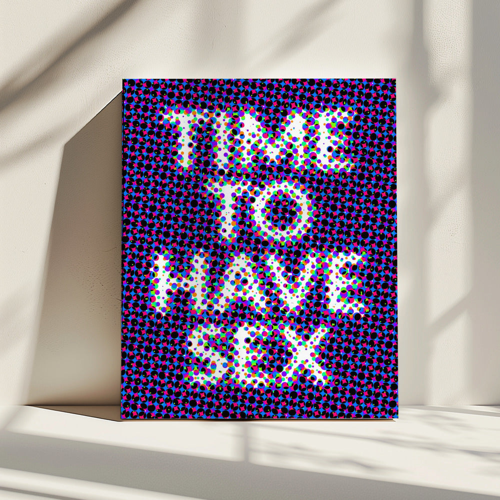 Psychedelic Message | Canvas
