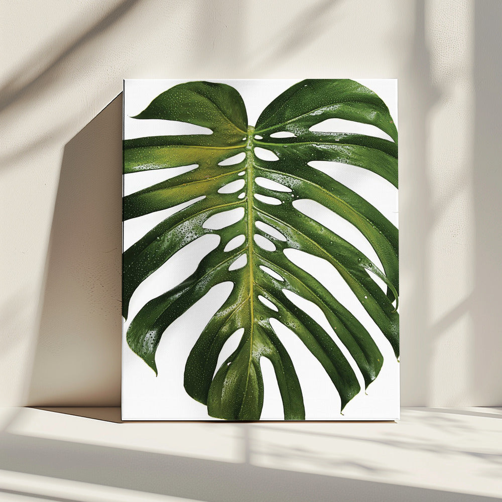 Verdant Monstera Leaf | Canvas