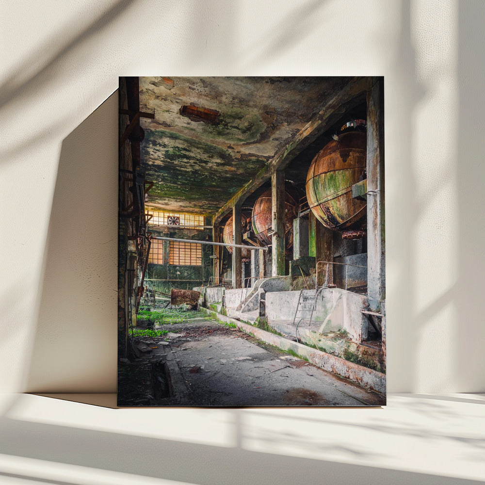 Rusty Industrial Balls | Canvas