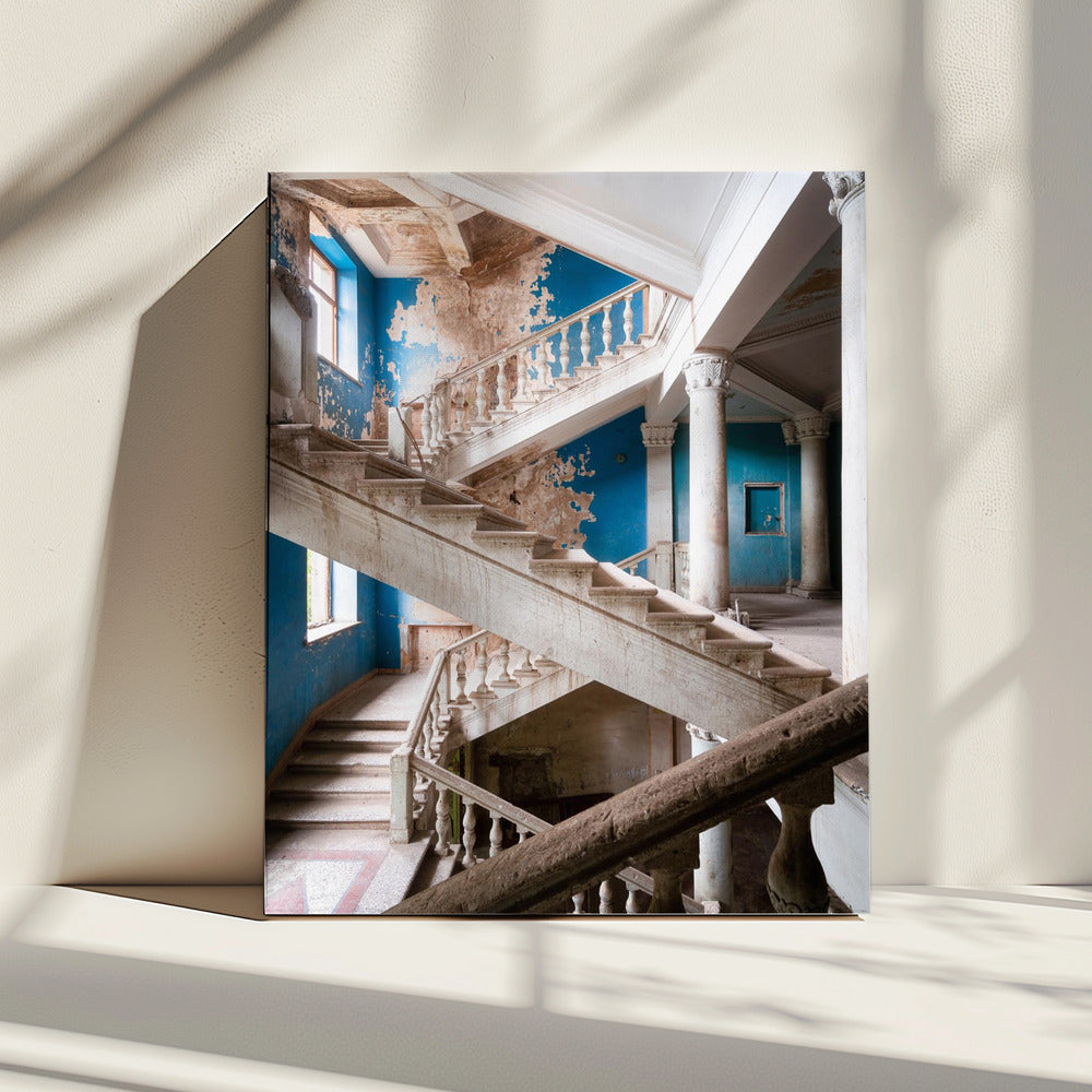 Blue Staircase | Canvas