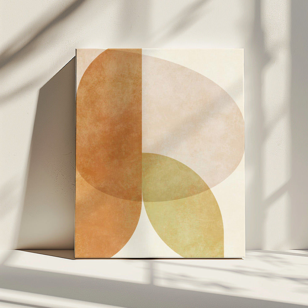 Aqua Shapes4 Kopie | Canvas