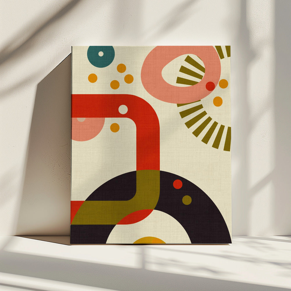 Mid Century Cirque 3 | Canvas