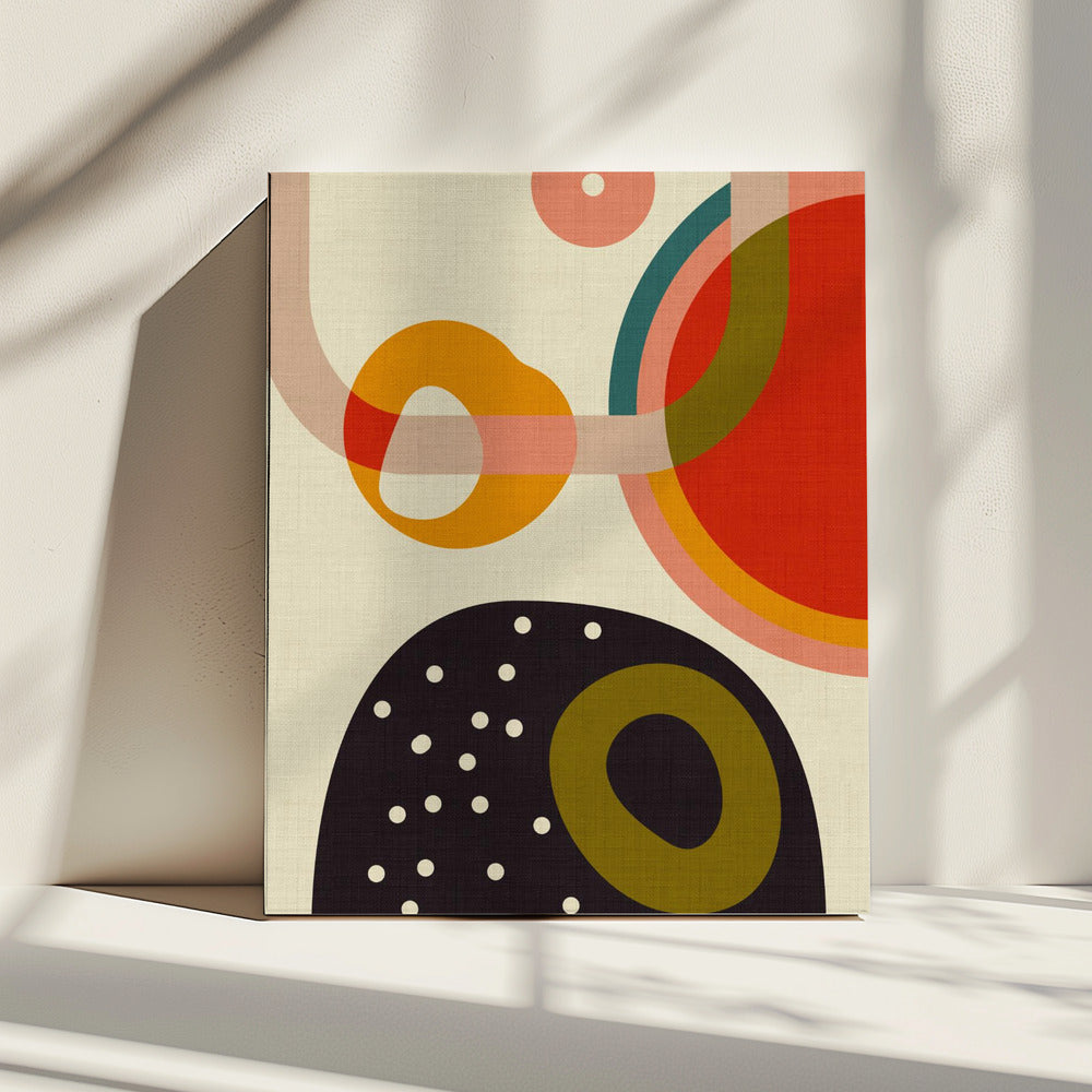 Mid Century Cirque 4 Kopie | Canvas