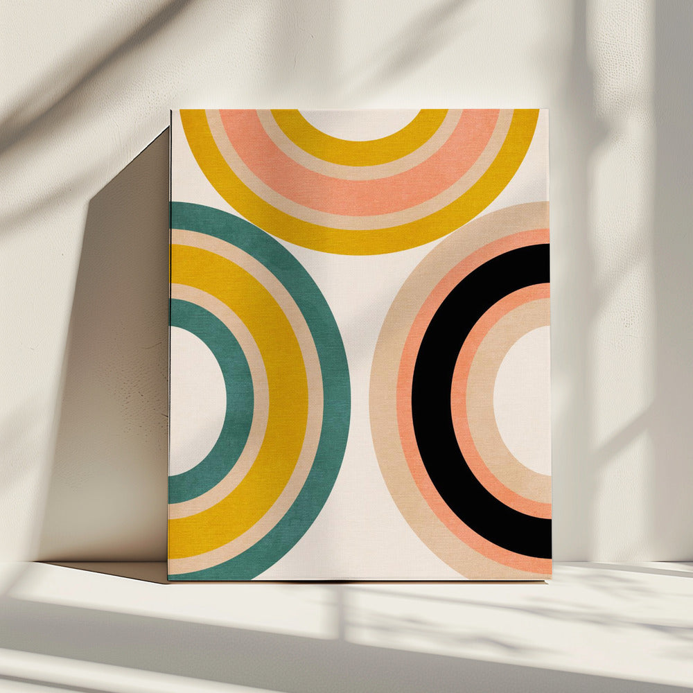 Rainbow Suns 11 Kopie | Canvas