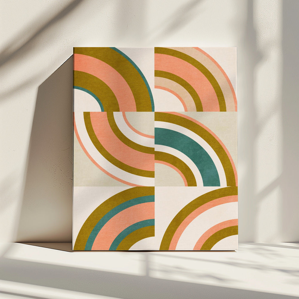 Rainbow Suns 10 | Canvas