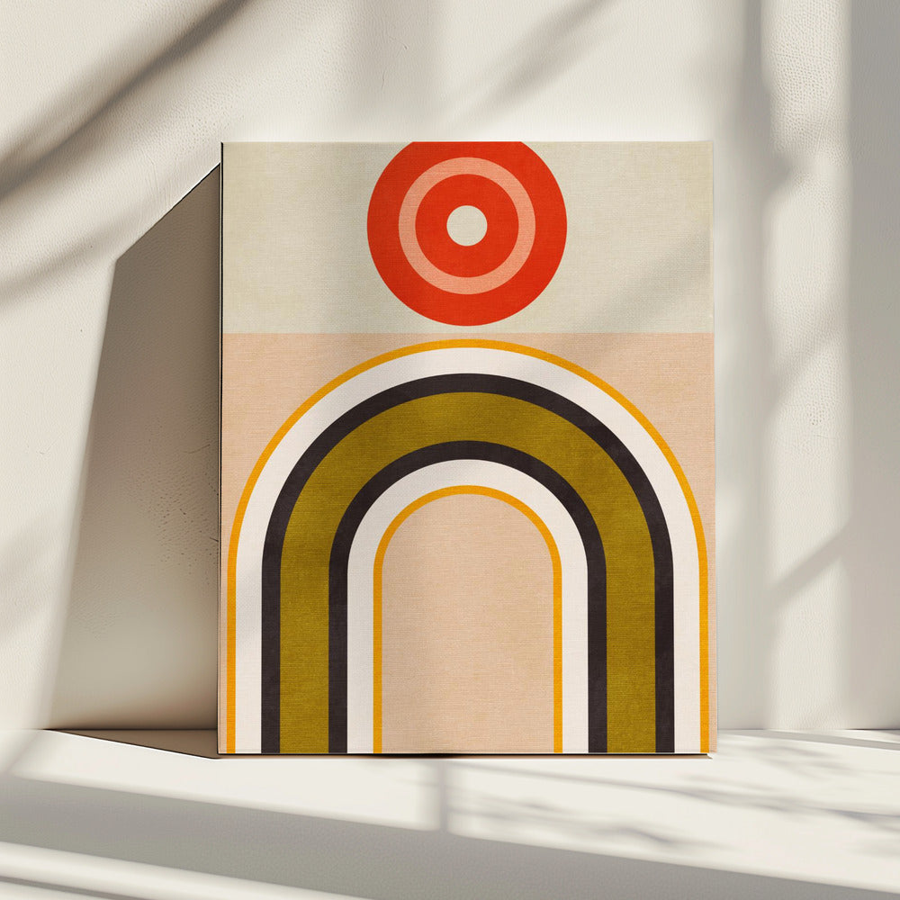 Rainbow Suns 9 | Canvas