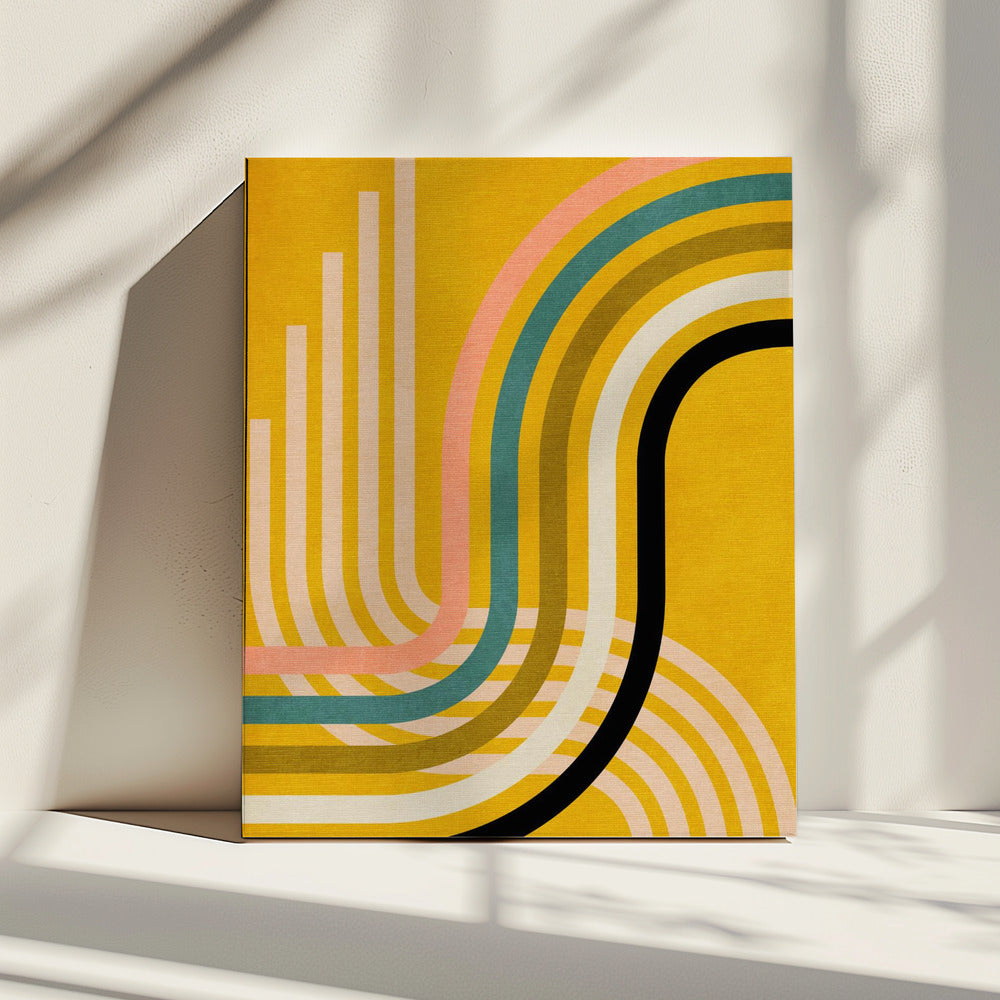 Rainbow Suns 9 Kopie | Canvas