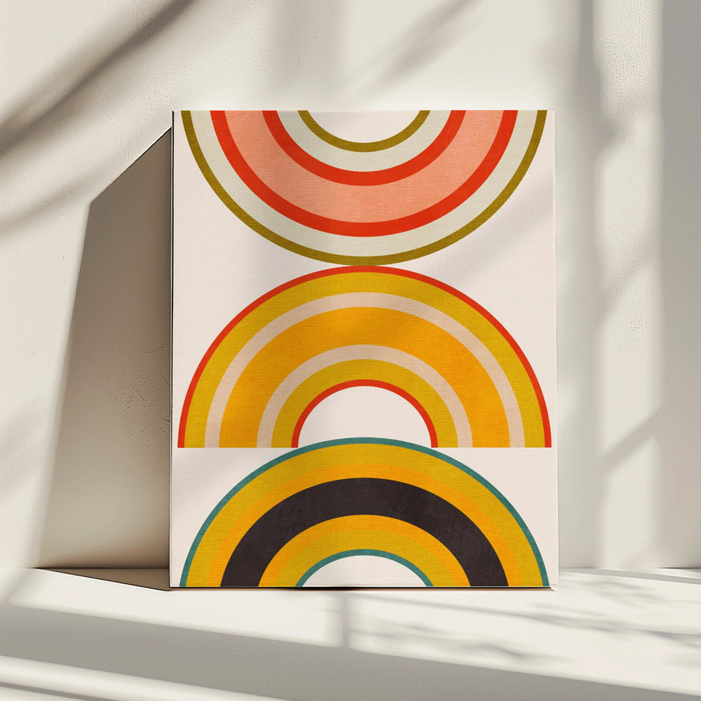 Rainbow Suns 6 | Canvas