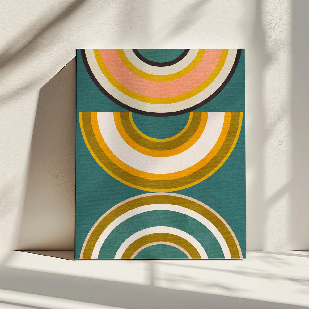 Rainbow Suns 5 Kopie | Canvas