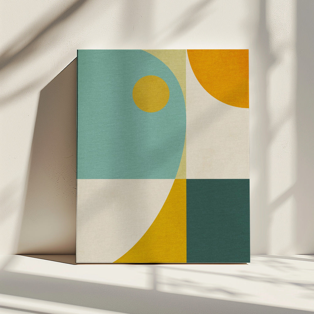 Rainbow Plus Shapes10 | Canvas