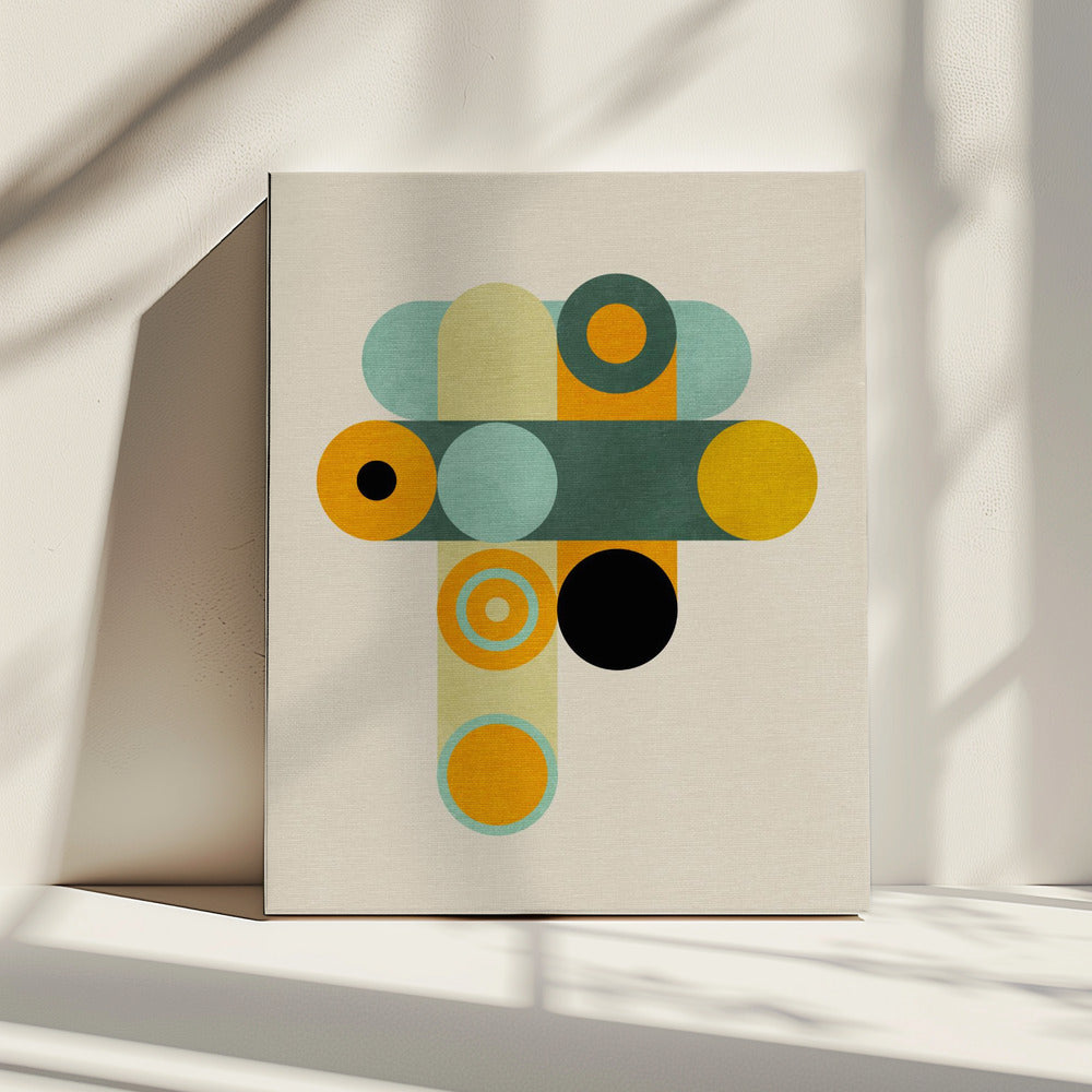 Rainbow Plus Shapes9 | Canvas