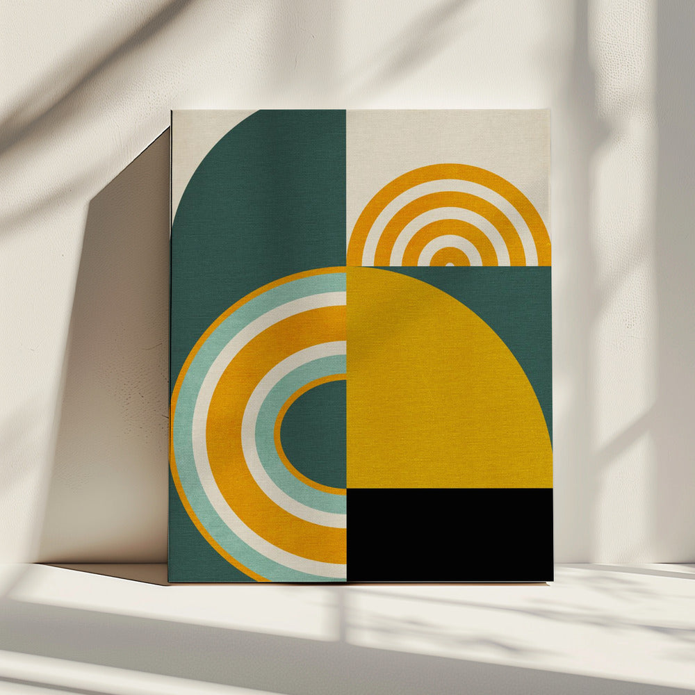 Rainbow Plus Shapes8 | Canvas