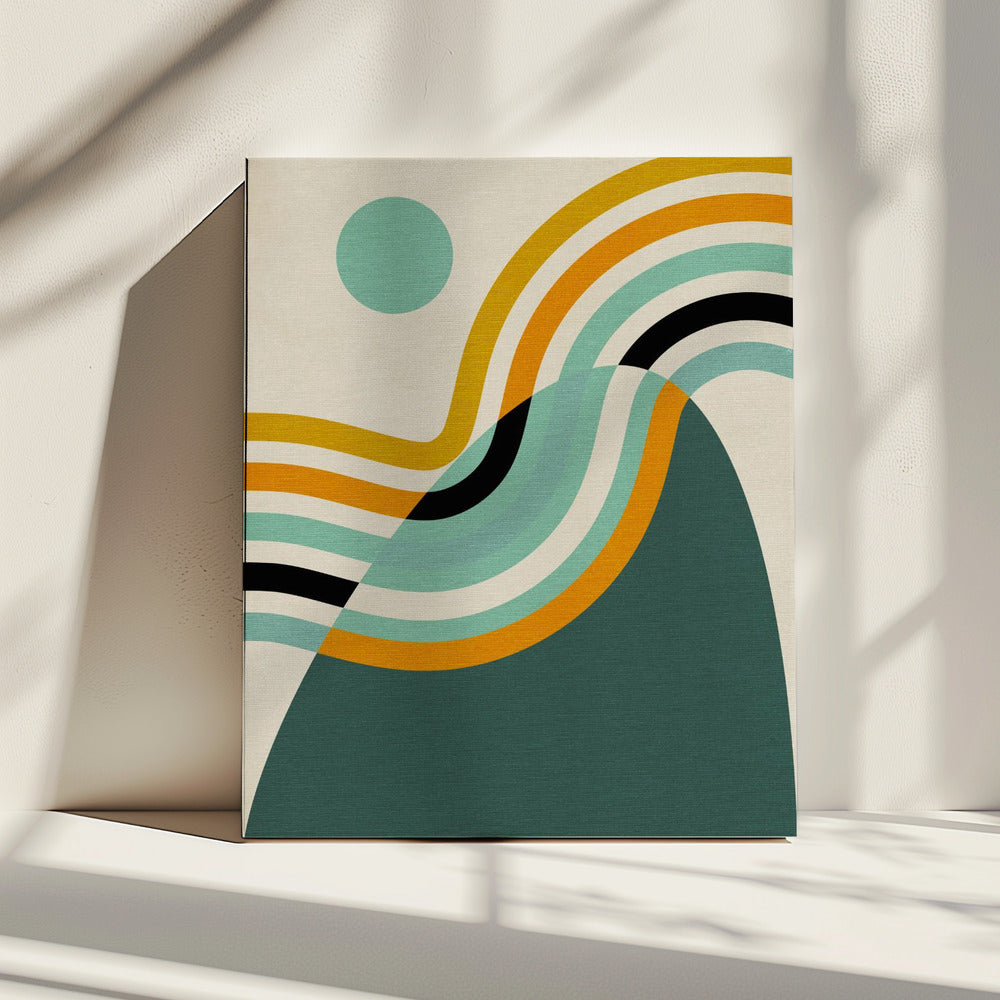 Rainbow Plus Shapes2 | Canvas