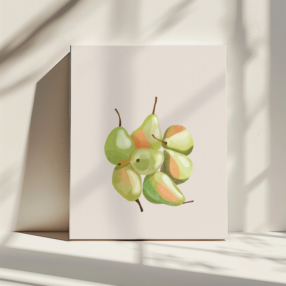 Seven pears | Canvas
