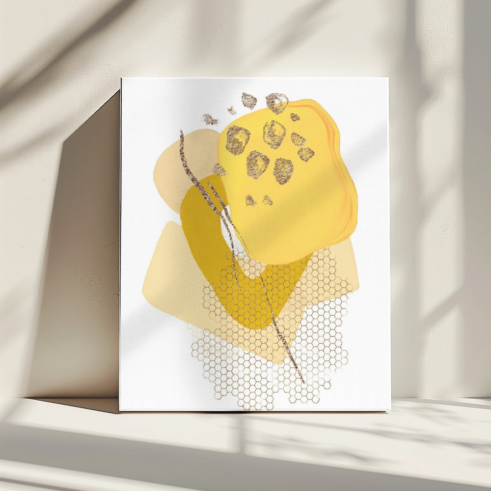 Golden moon | Canvas