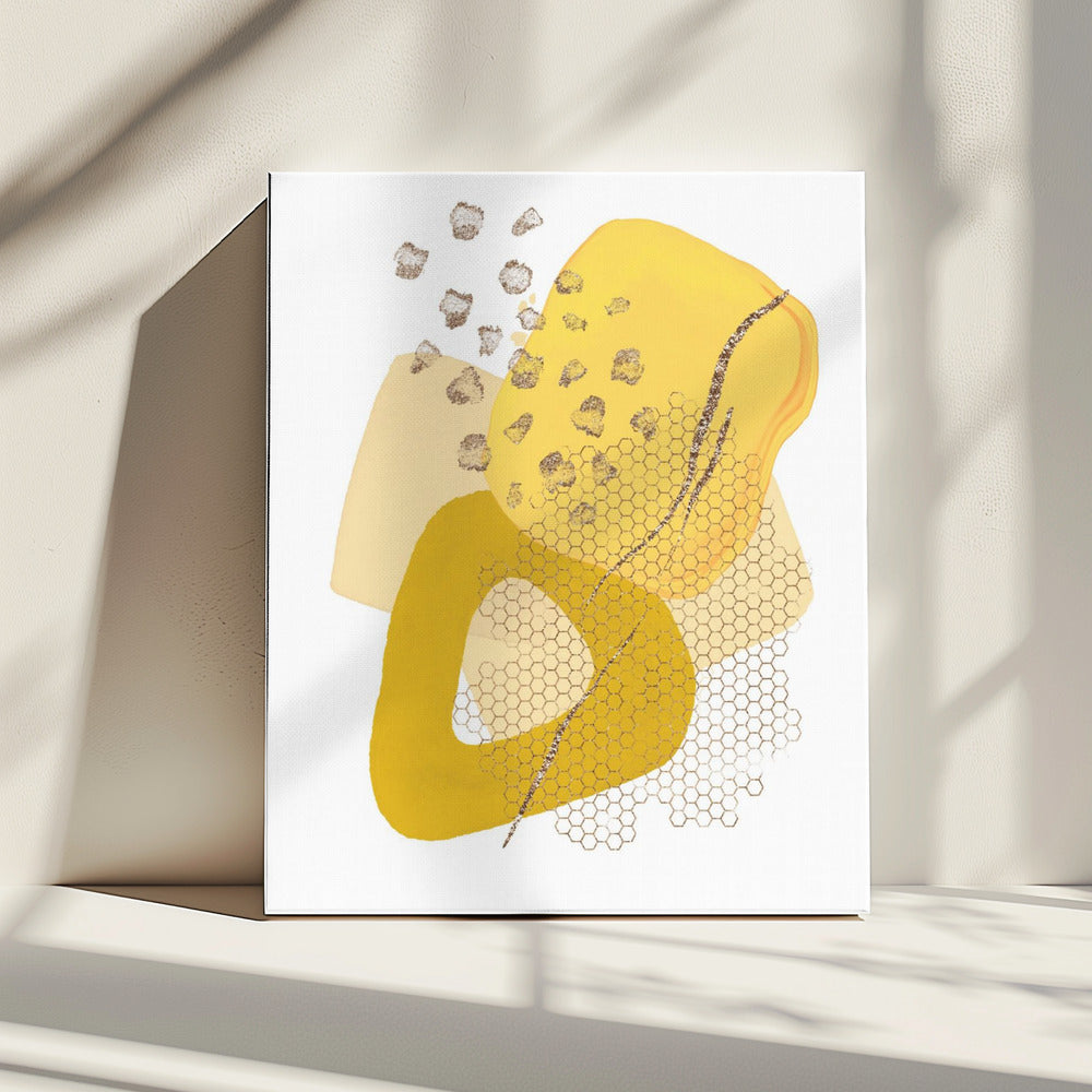 Gold of moon | Canvas