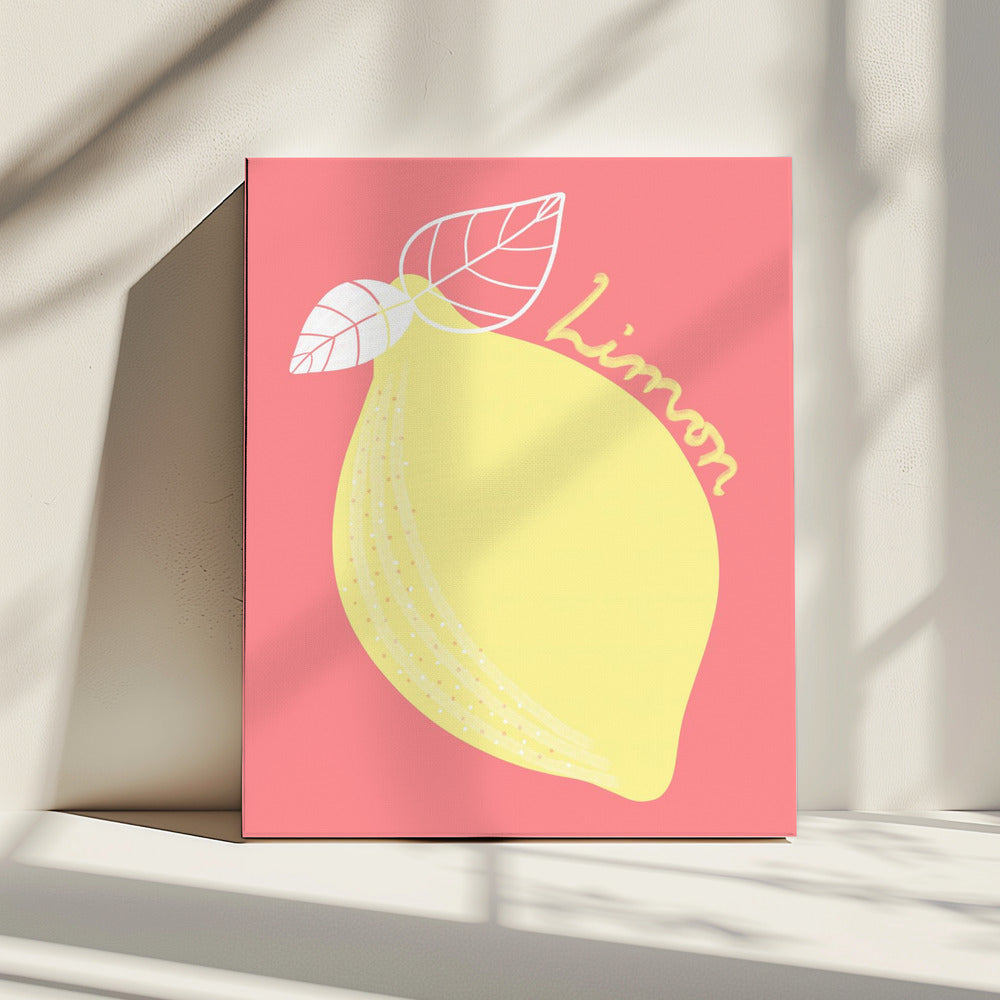 Yellow Citrus Charm | Canvas
