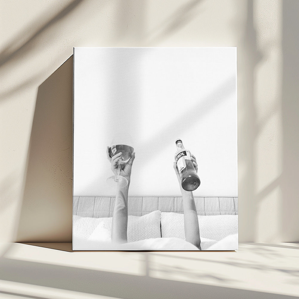 Aperol In Bed Grainy | Canvas