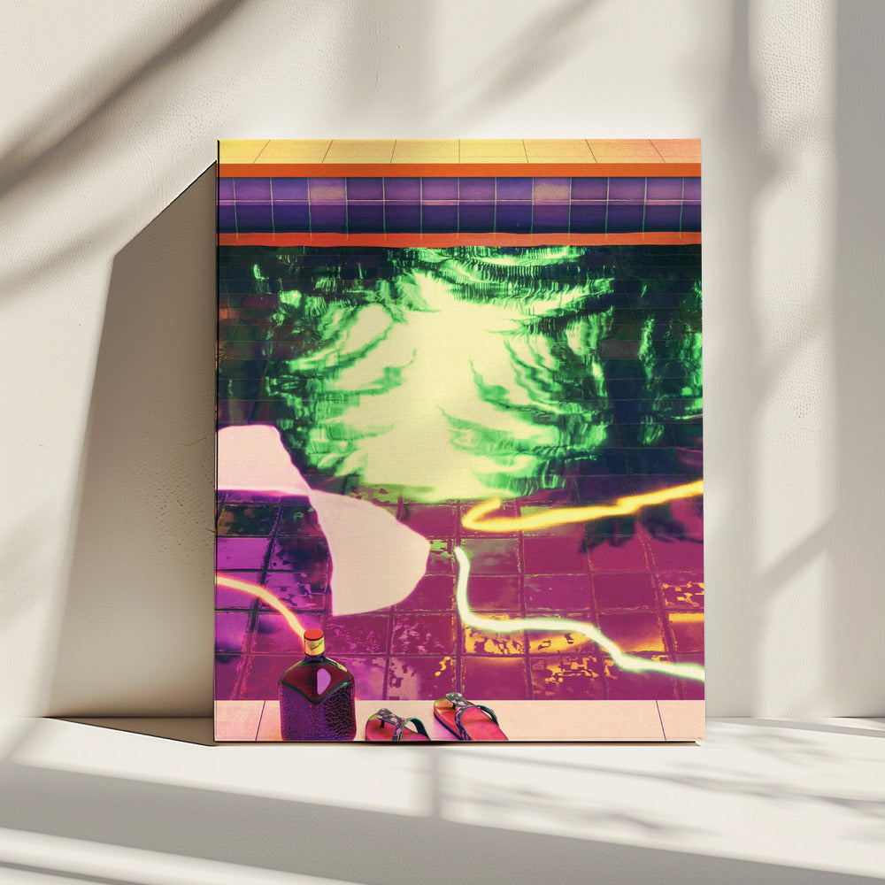 TROPICAL INDOOR POOL | Canvas