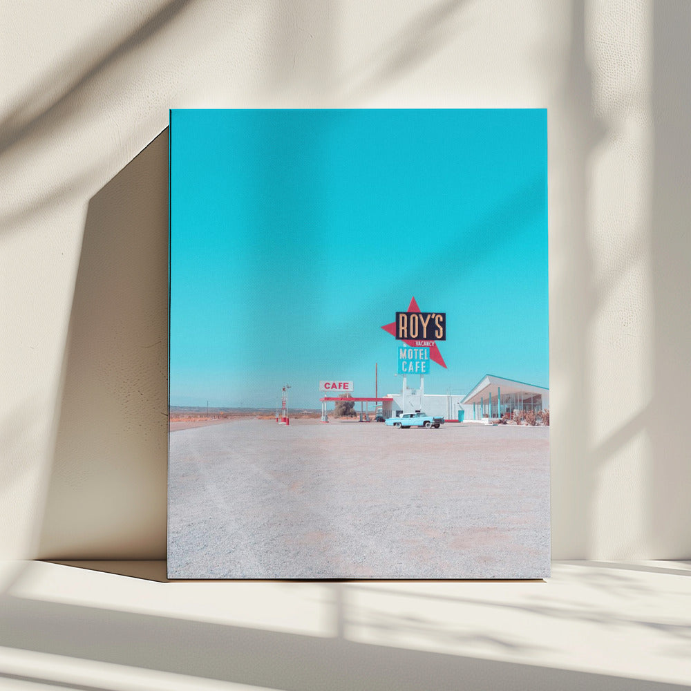 Roy's Motel Cafe Vintage Sign | Canvas