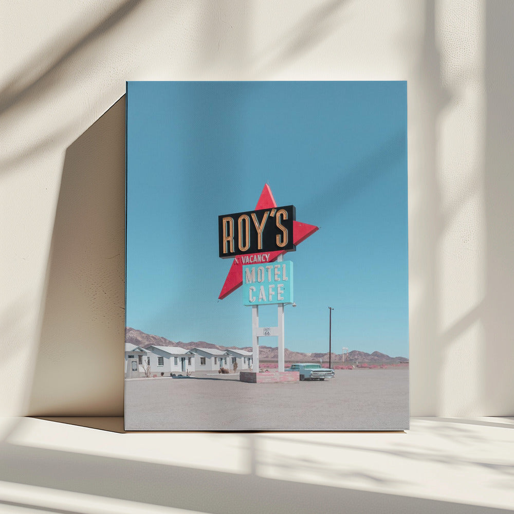 Roy's Motel Cafe Retro Sign | Canvas