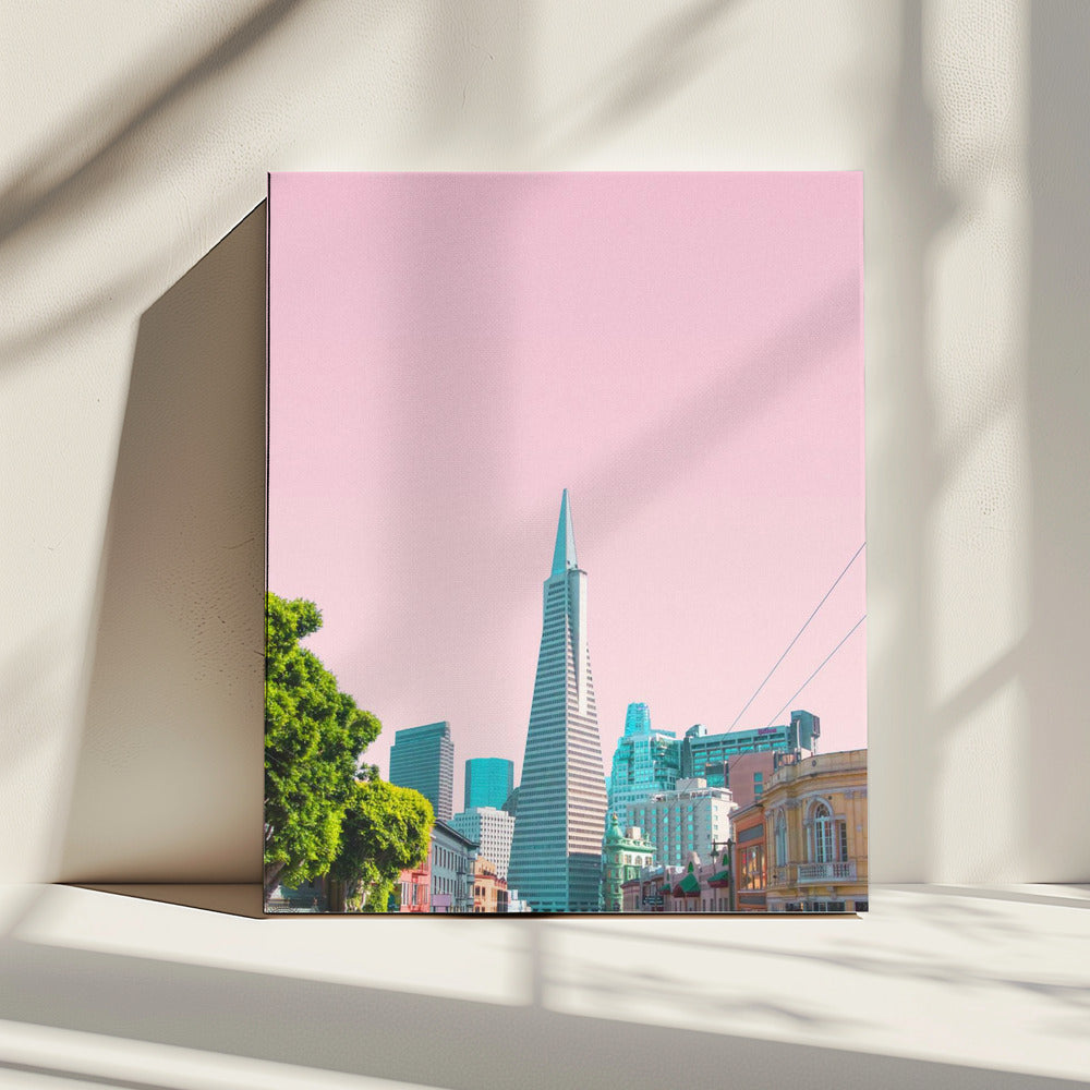 Pyramid in the City | Canvas