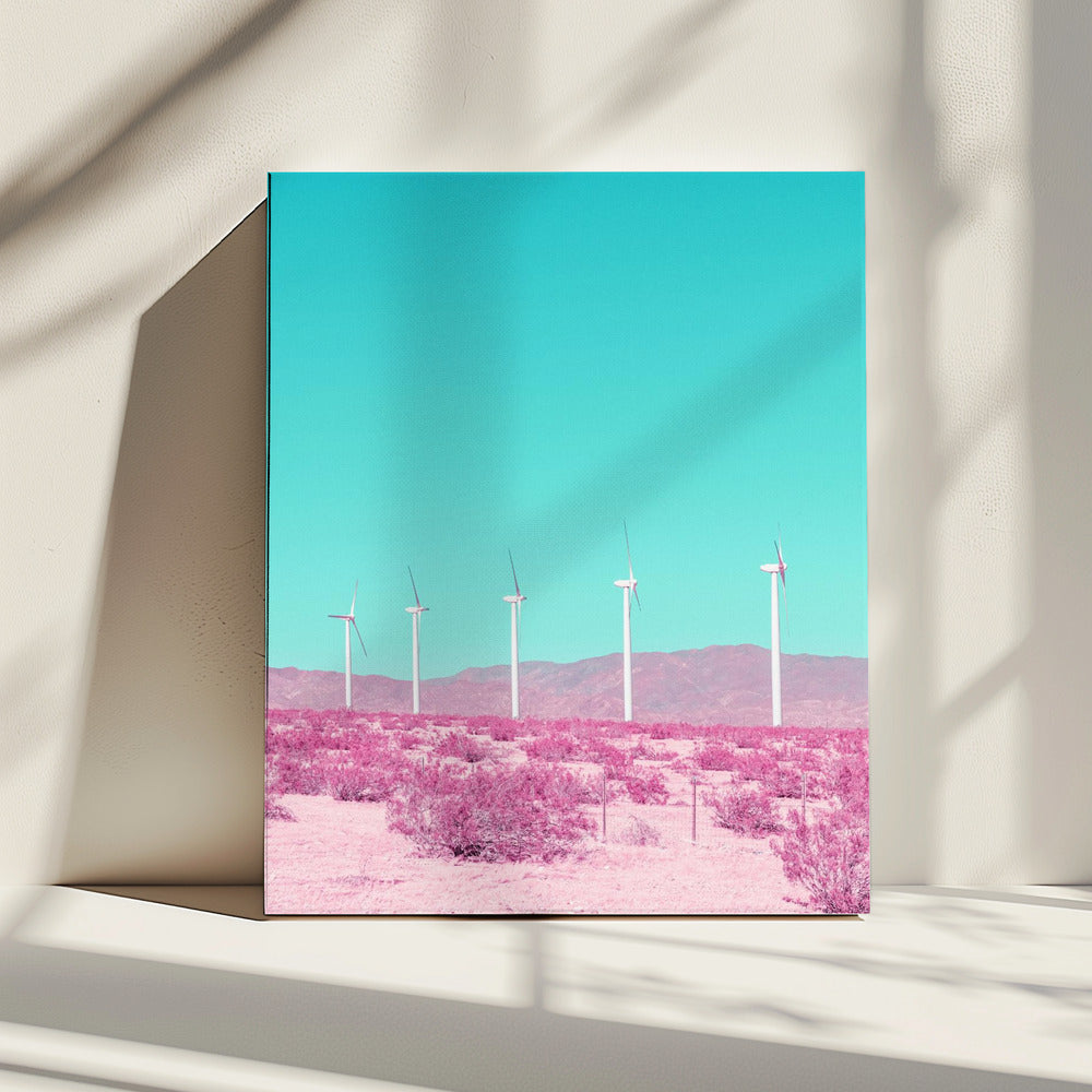 Palm Springs Windmills in the Desert | Canvas