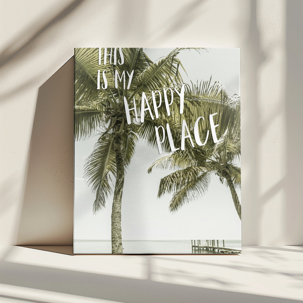 This is my happy place | Oceanview | Canvas