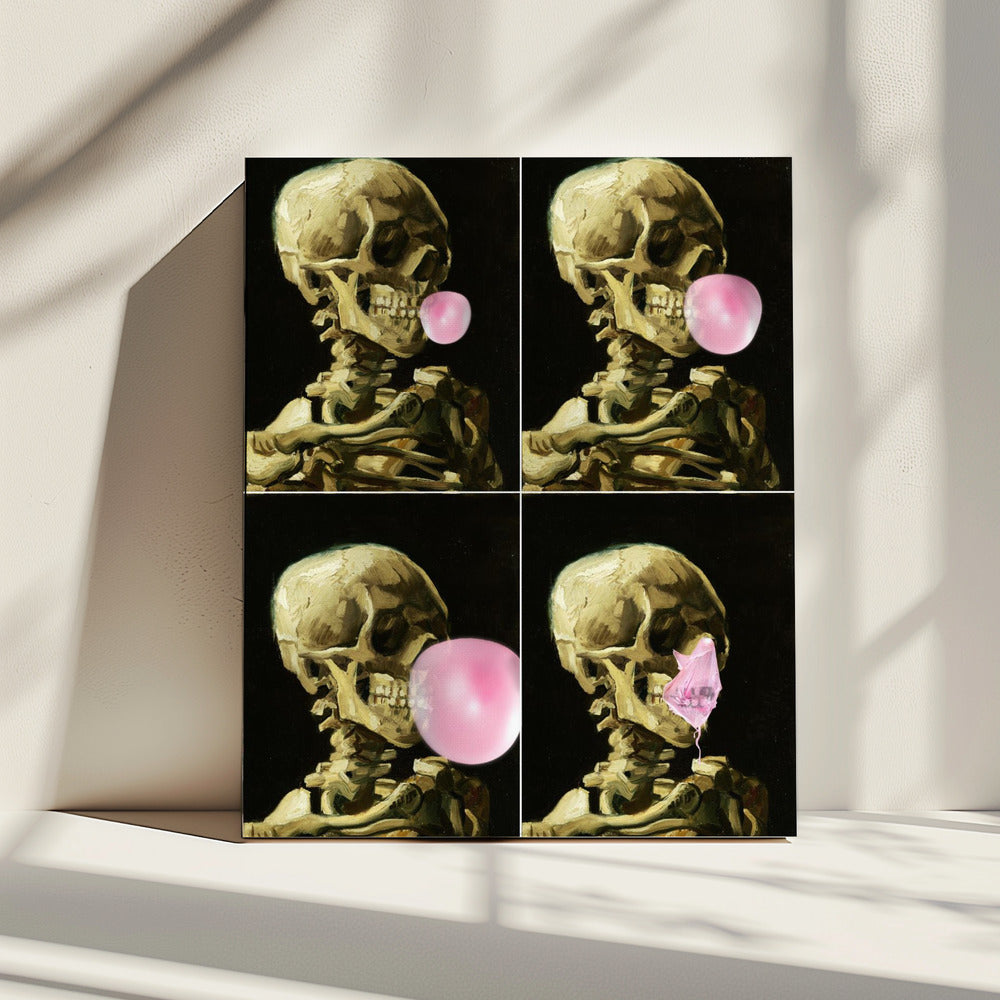 Skull Gum Explosion | Canvas
