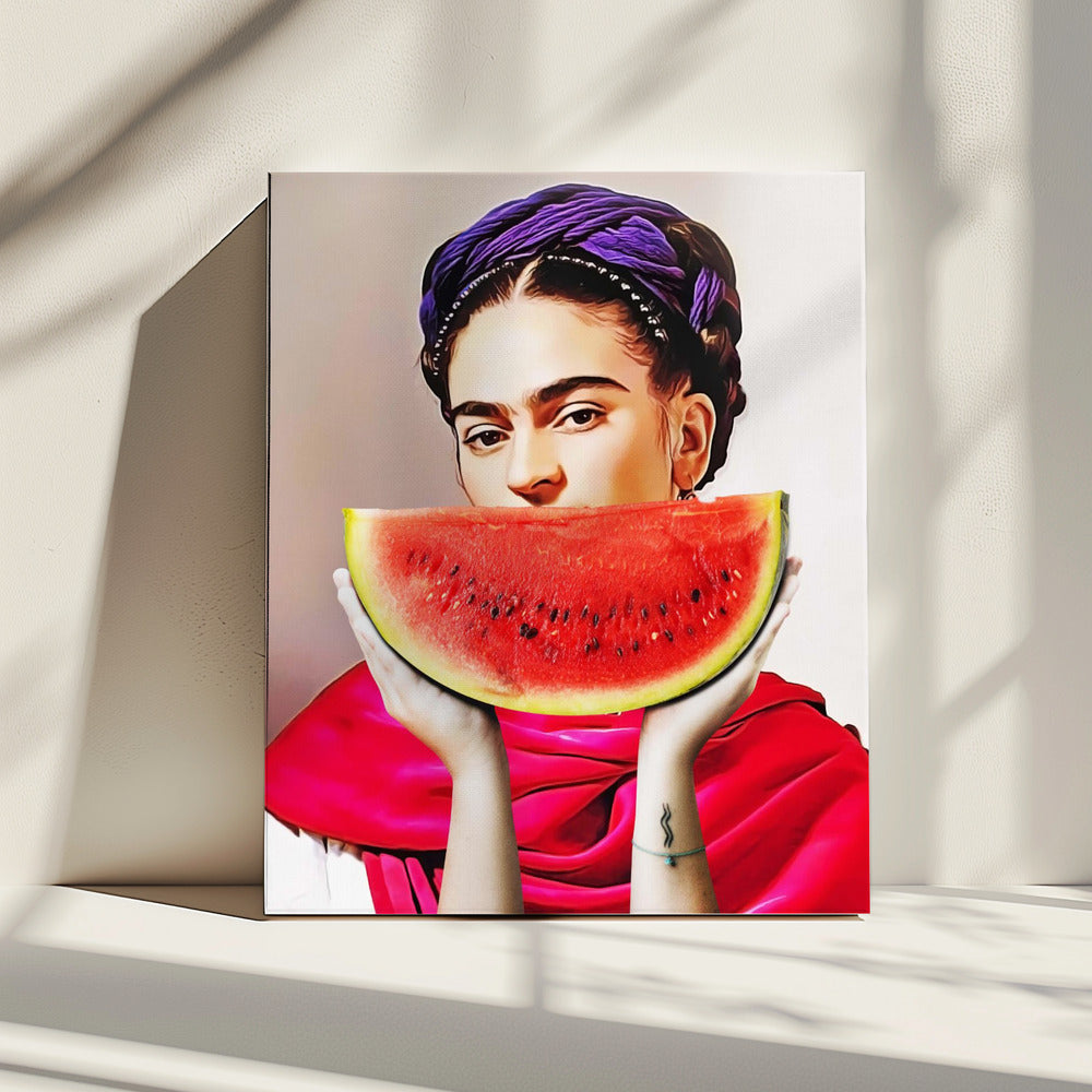 Watermelon Frida | Canvas