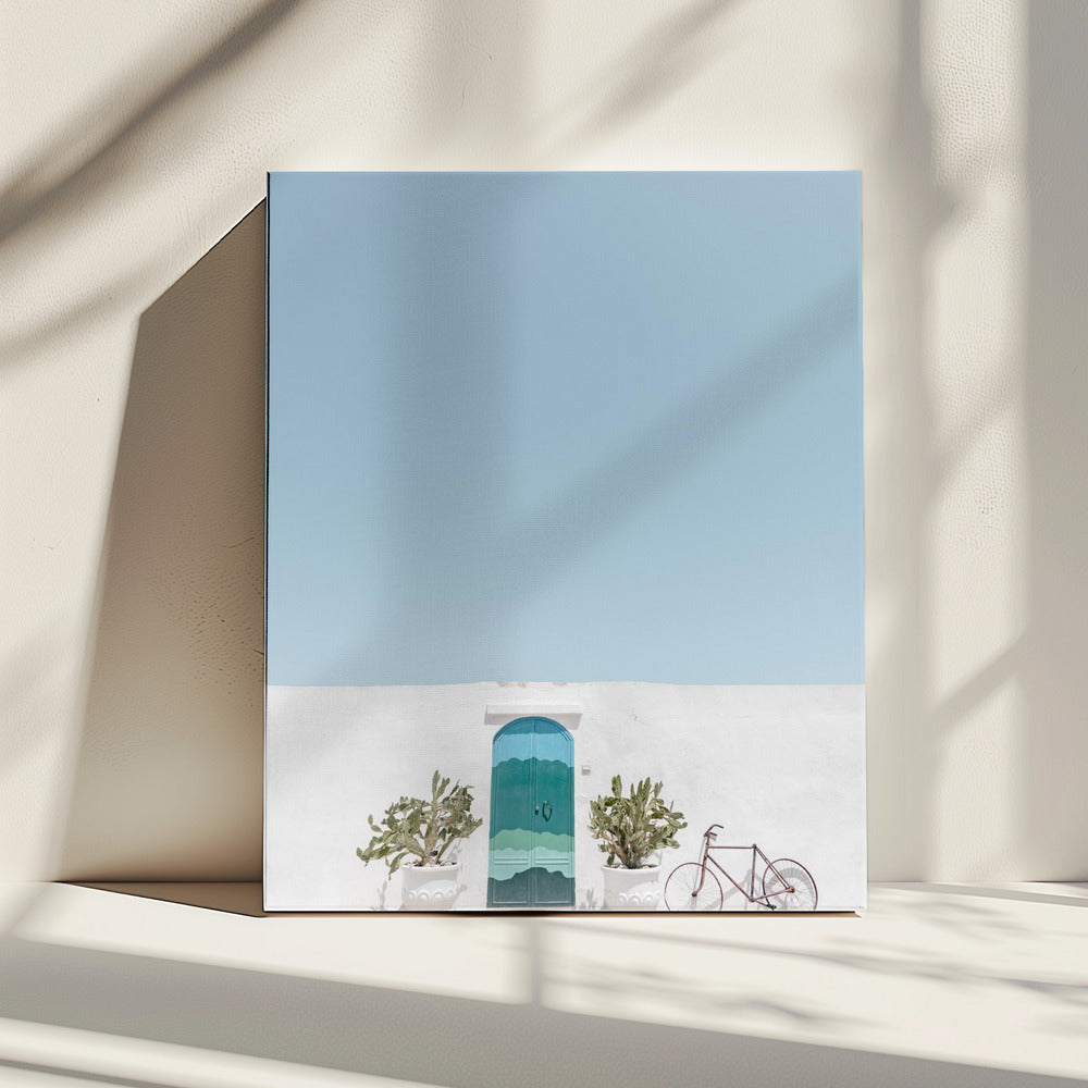 Ostuni blue door | Canvas