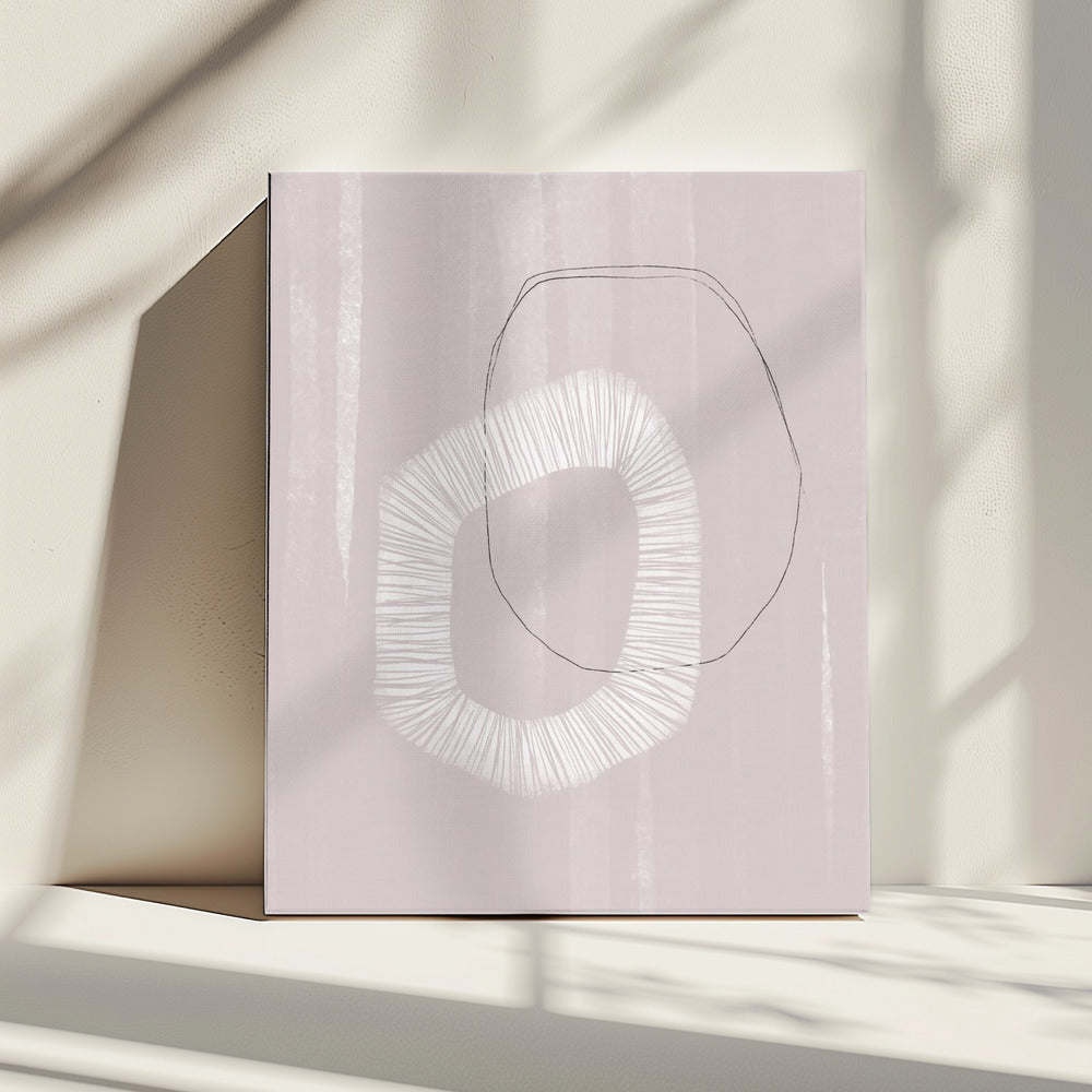 Soft Geometric Whispers | Canvas