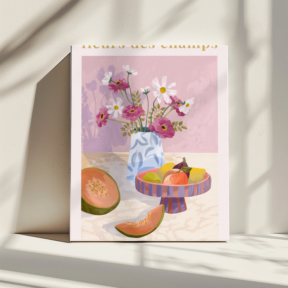 Fleur Des Champs - Pink | Canvas