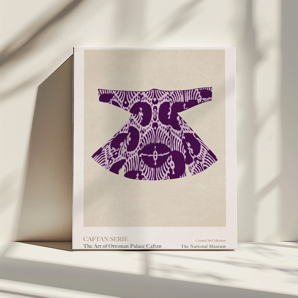 Purple Caftan Elegance | Canvas