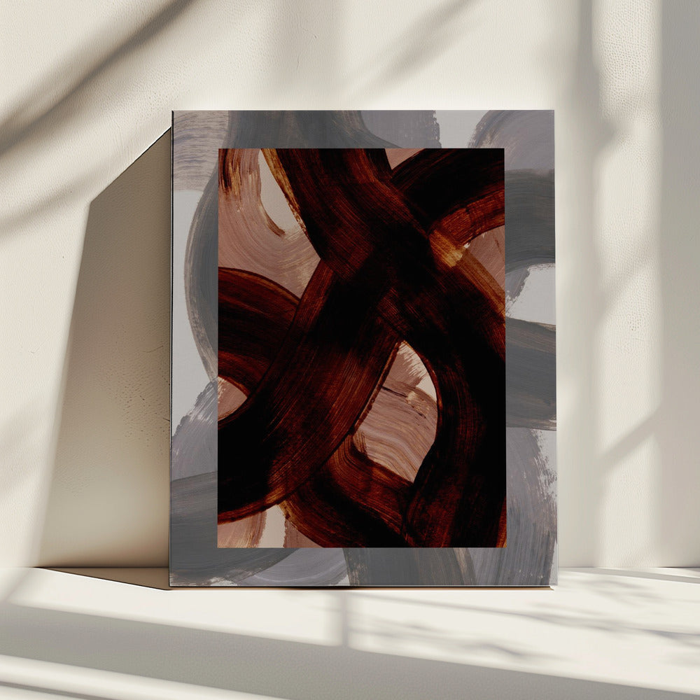 Abstract Brush Strokes 150 | Canvas