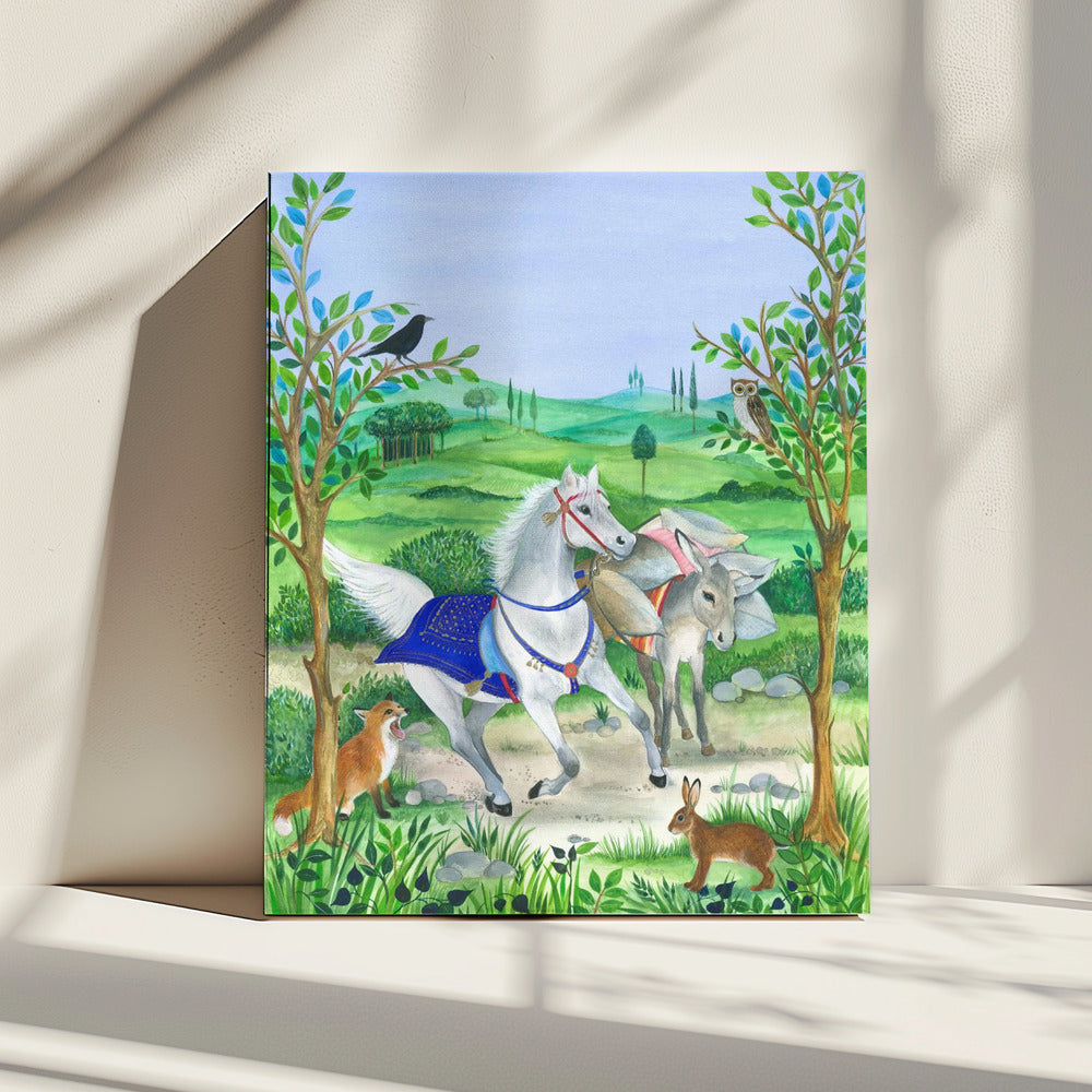 The Harmony Of Nature And Animal Life, | Canvas