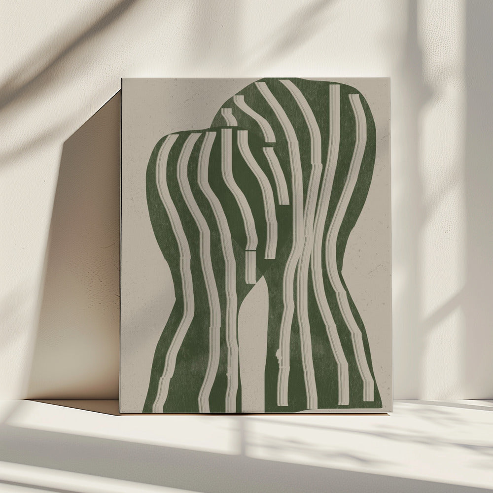 Curved Stripes | Canvas