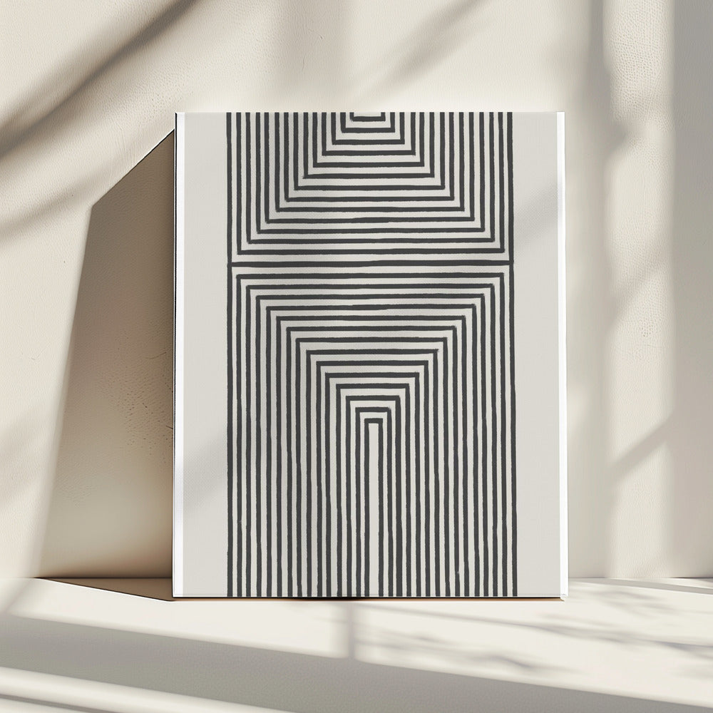Geometric Echoes | Canvas