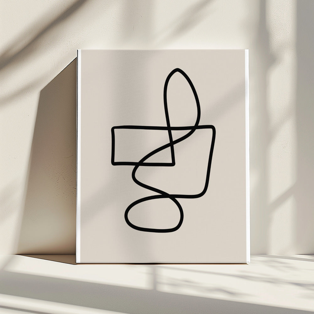 Graceful Looping Lines | Canvas