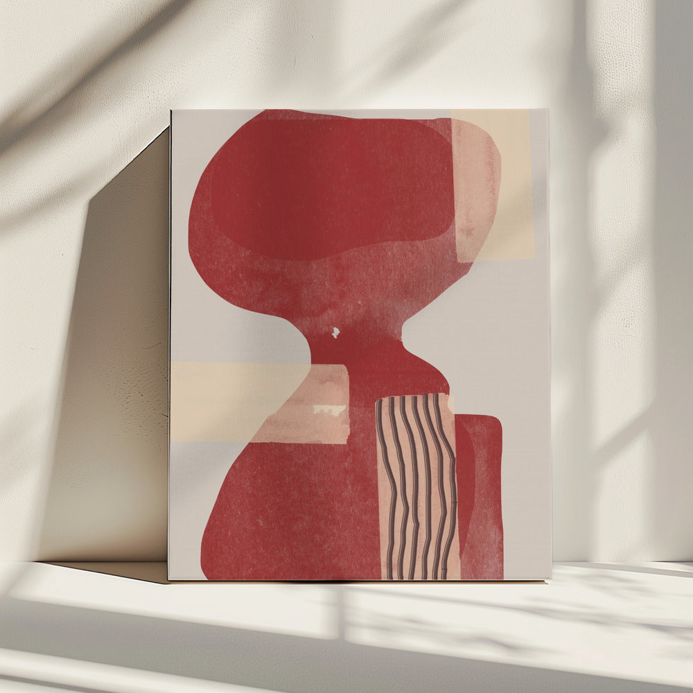 Crimson Harmony | Canvas