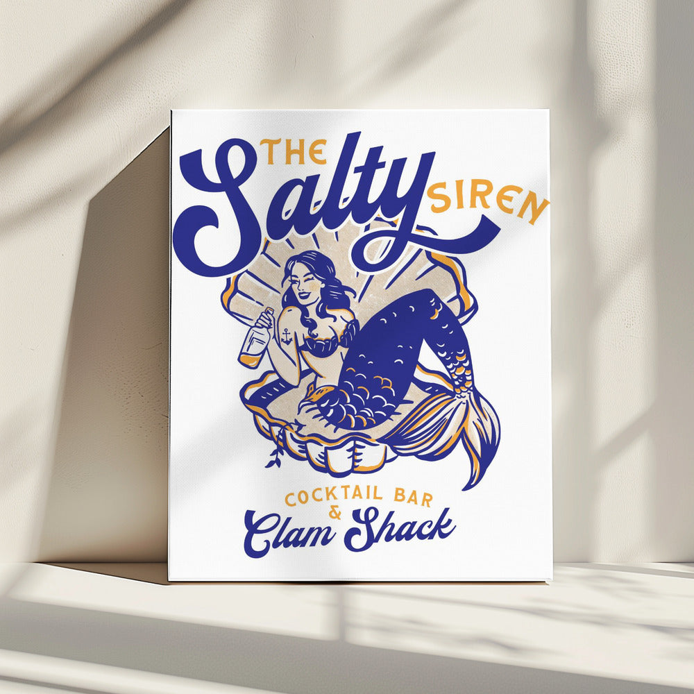 Salty Siren Cocktail Bar & Clam Shack Mermaid | Canvas