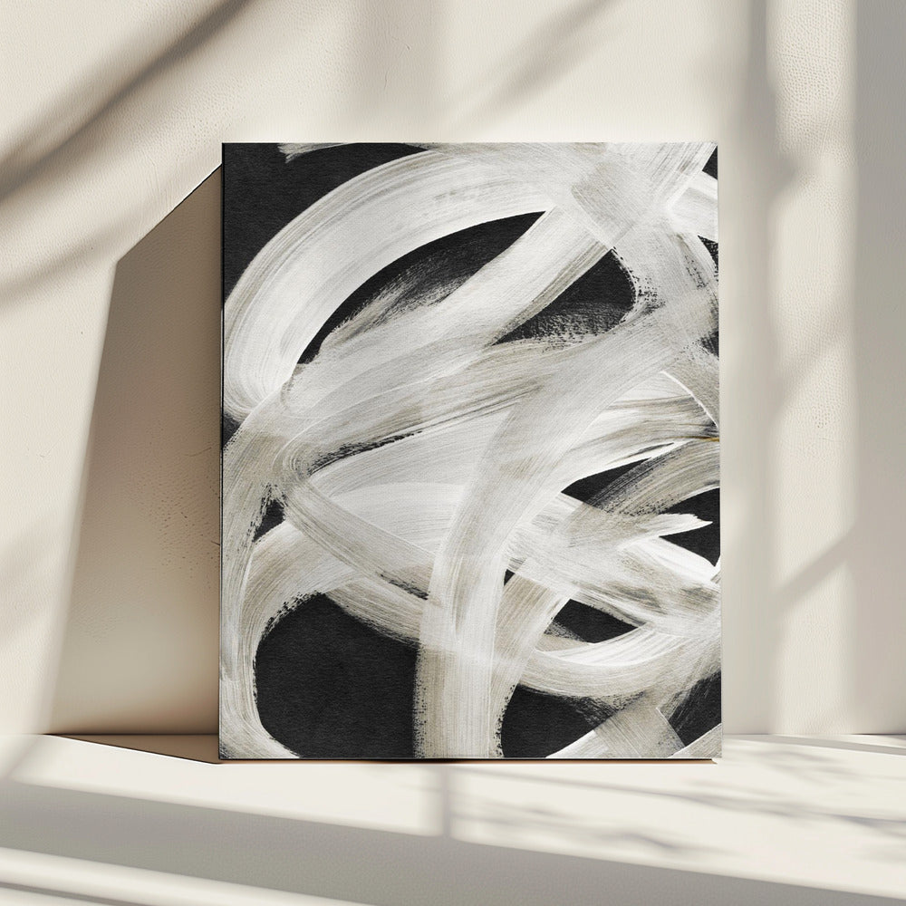 Abstract Brush Strokes 129 | Canvas