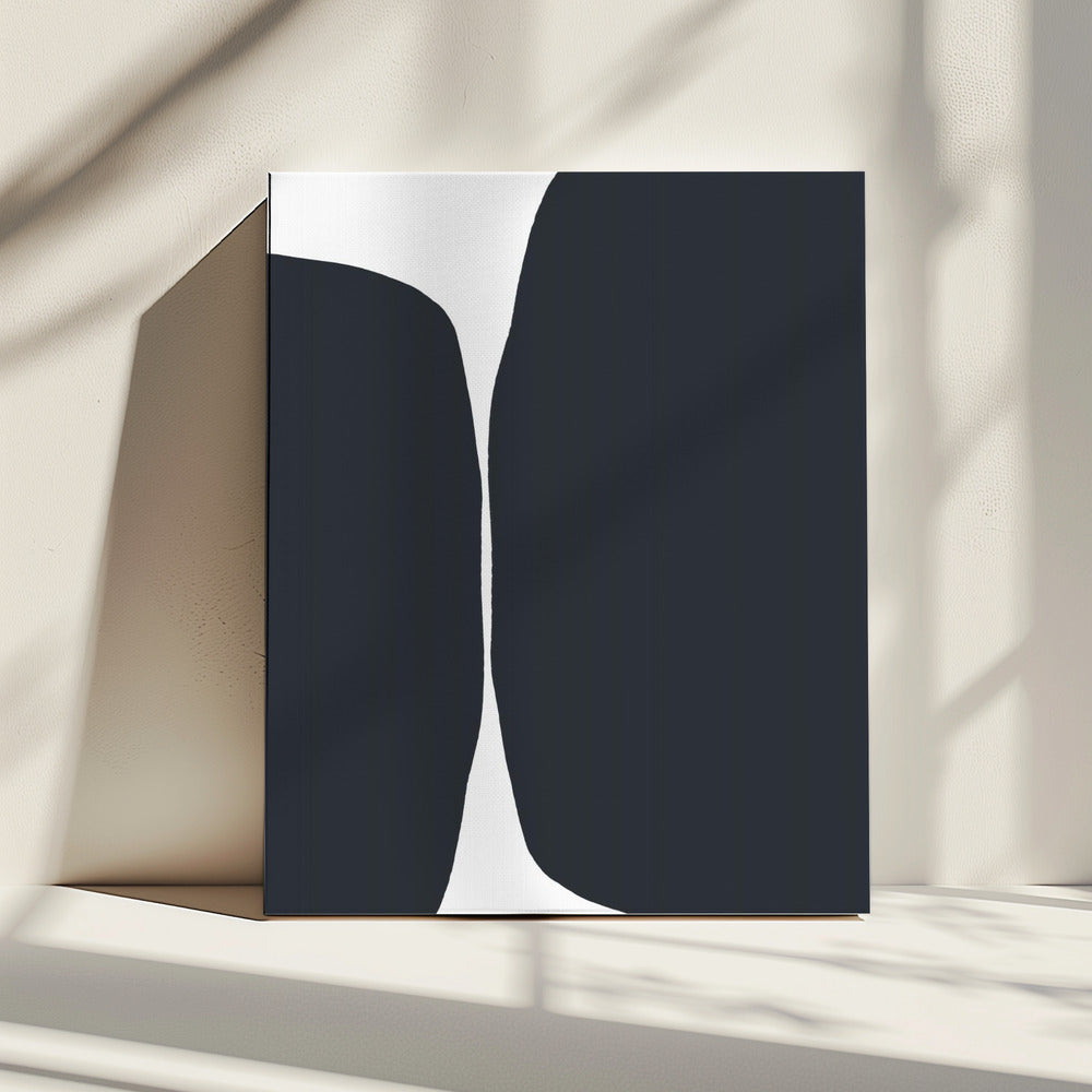 Bold Black Shapes | Canvas