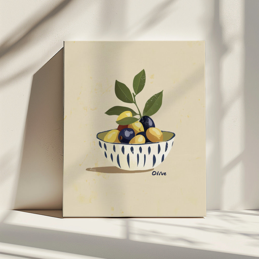 Bowl of Olives | Canvas