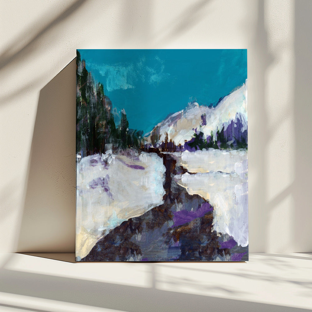 Winter Scene In the Forest 3 | Canvas