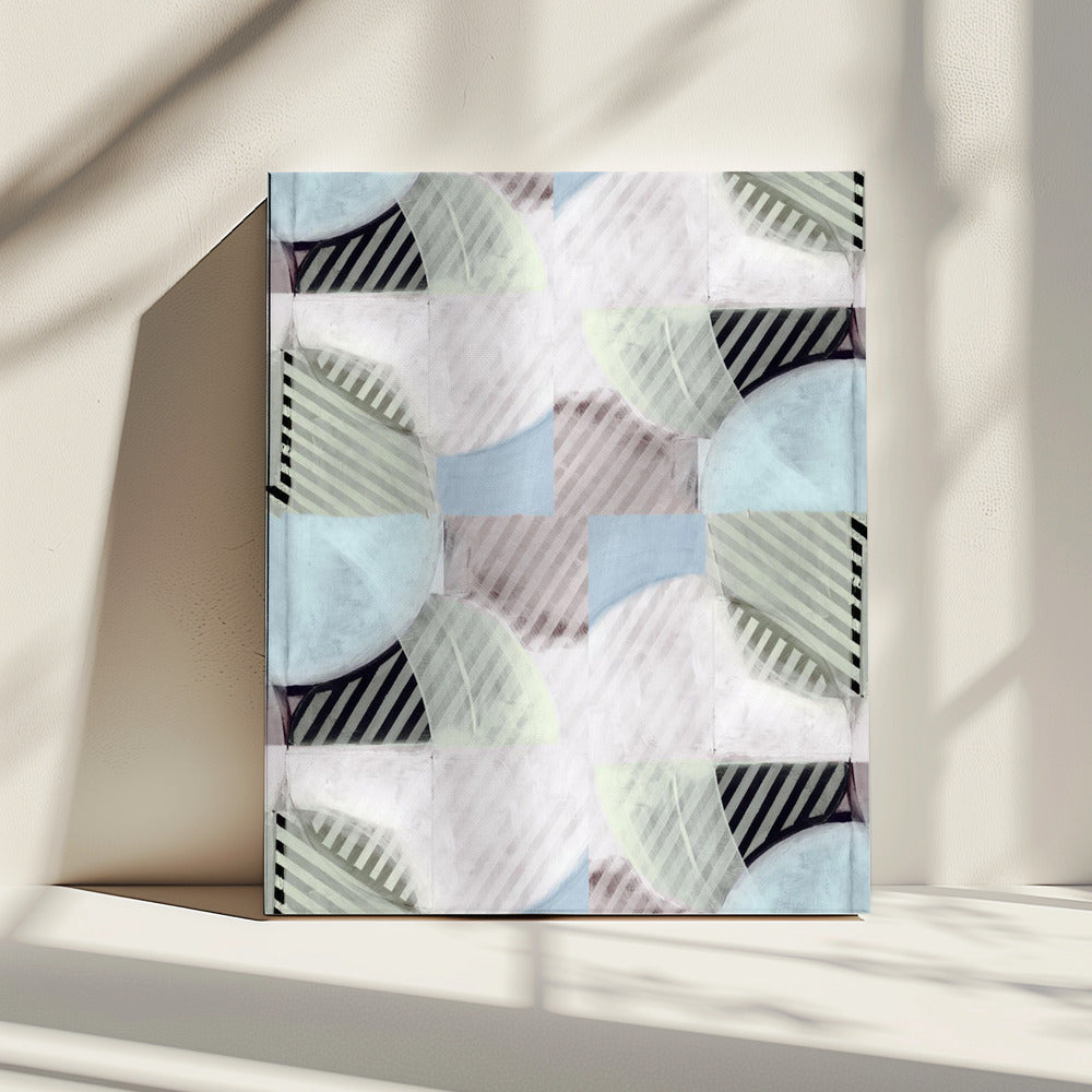 Abstract Misty Stripes 2 | Canvas