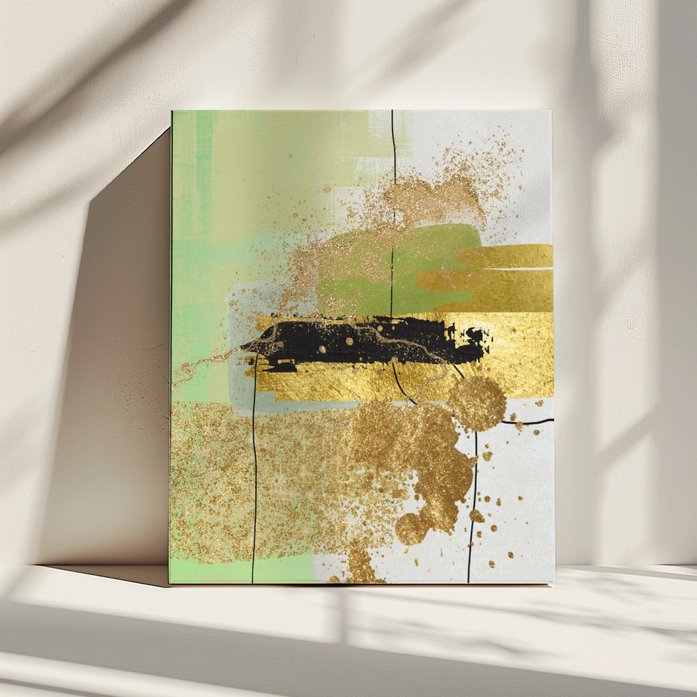 Liquid Greens 1 | Canvas